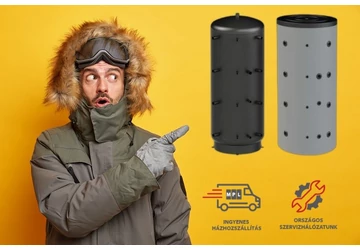 ÚJ - Sunsystem puffertartályok 1 vagy 2 hőcserélővel